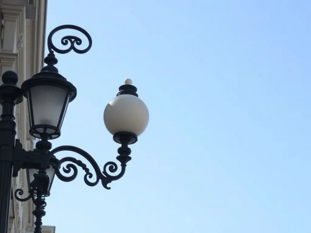 Nowoczesne latarnie miejskie