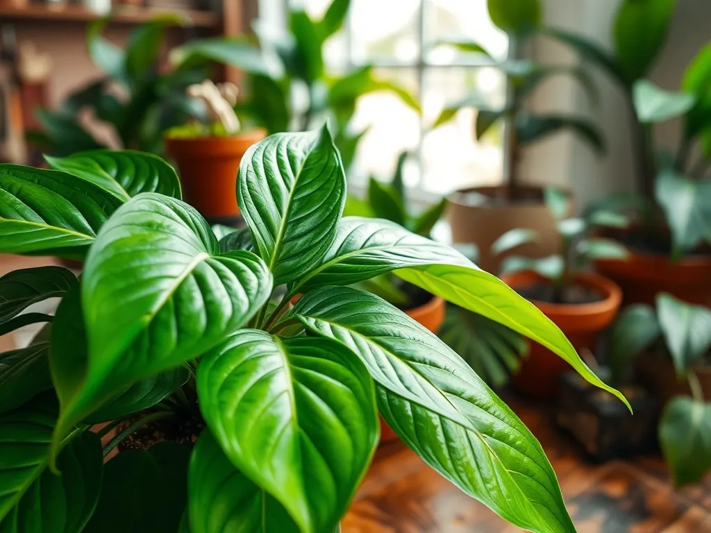 Kwiaty doniczkowe zielone z dużymi liśćmi – co warto wiedzieć?